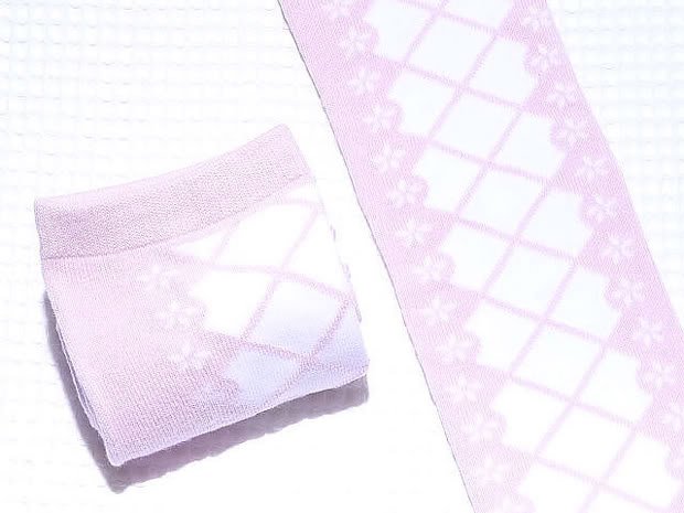 Secret Shop Lace Up Sweet Lolita Socks